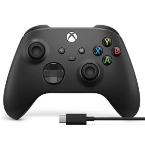 imageXbox Wireless Gaming Controller 2025  Carbon Black  Play on Xbox Windows Android iOS FireTV Sticks Smart TVs VR HeadsetsCarbon Black  USBC Cable