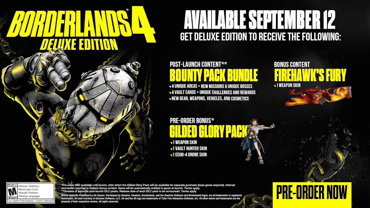 imageBorderlands 4  PREPURCHASE  Standard Edition  Xbox Series XS Digital CodePC Online Game Code