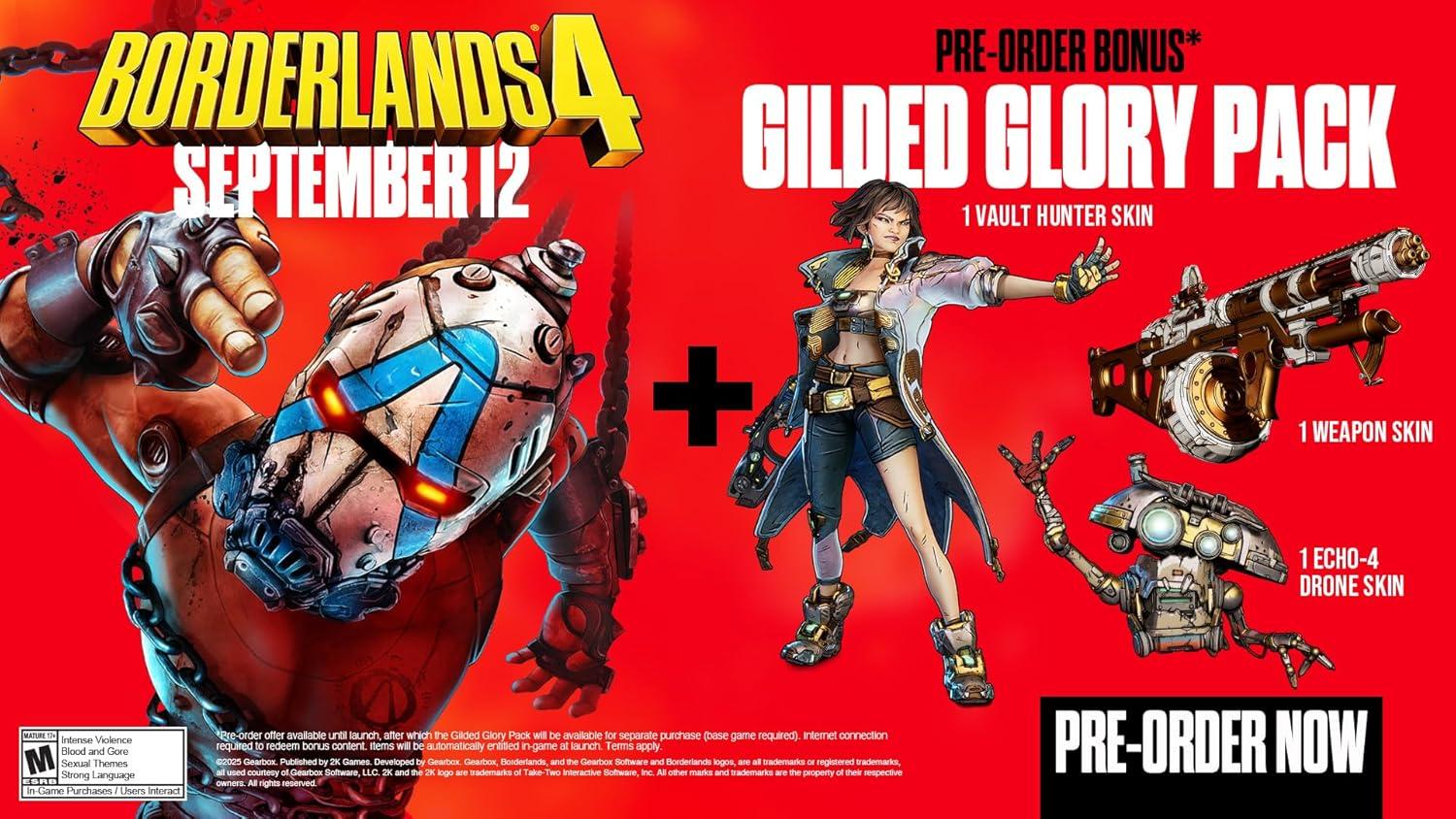 imageBorderlands 4  PREPURCHASE  Standard Edition  Xbox Series XS Digital CodePC Online Game Code
