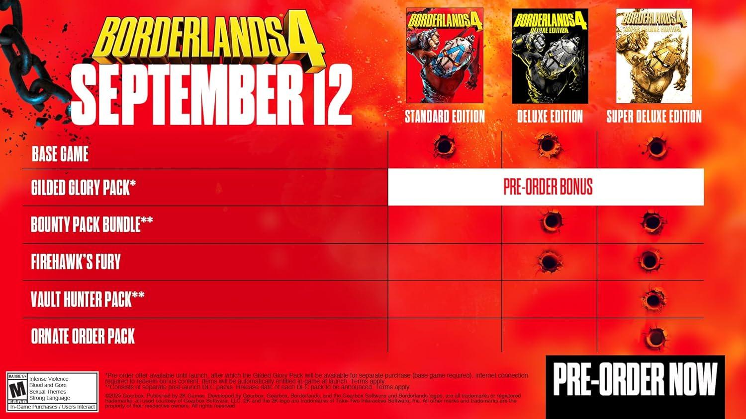 imageBorderlands 4  PREPURCHASE  Standard Edition  Xbox Series XS Digital CodeXbox Series X