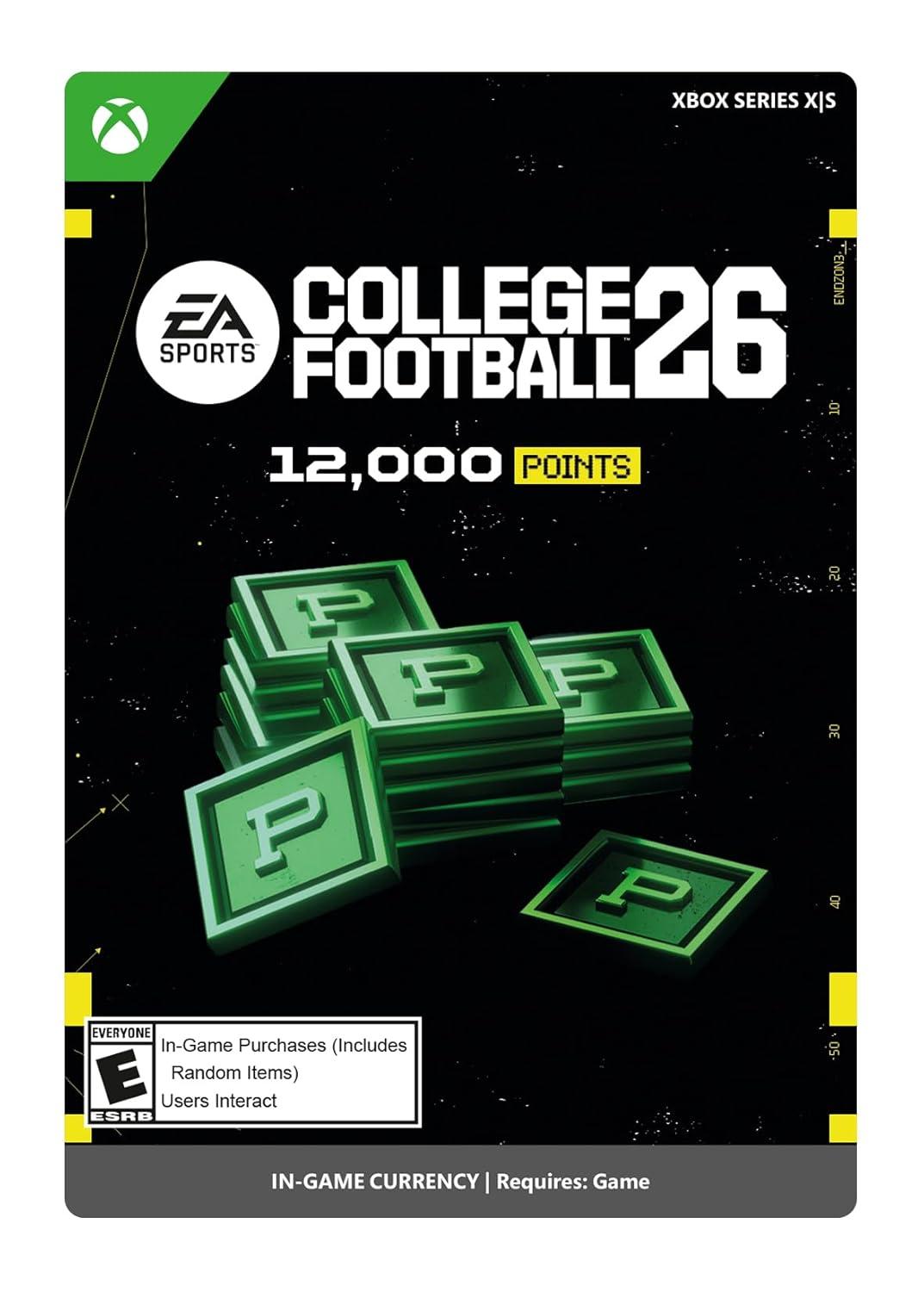 imageCollege Football 26 Standard Edition  Xbox Series XS Digital CodeXbox Series XS Digital
