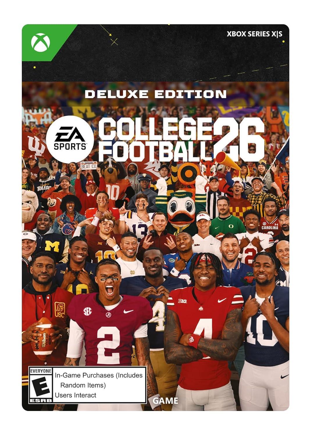 imageCollege Football 26 Standard Edition  Xbox Series XS Digital CodeXbox Series XS Digital