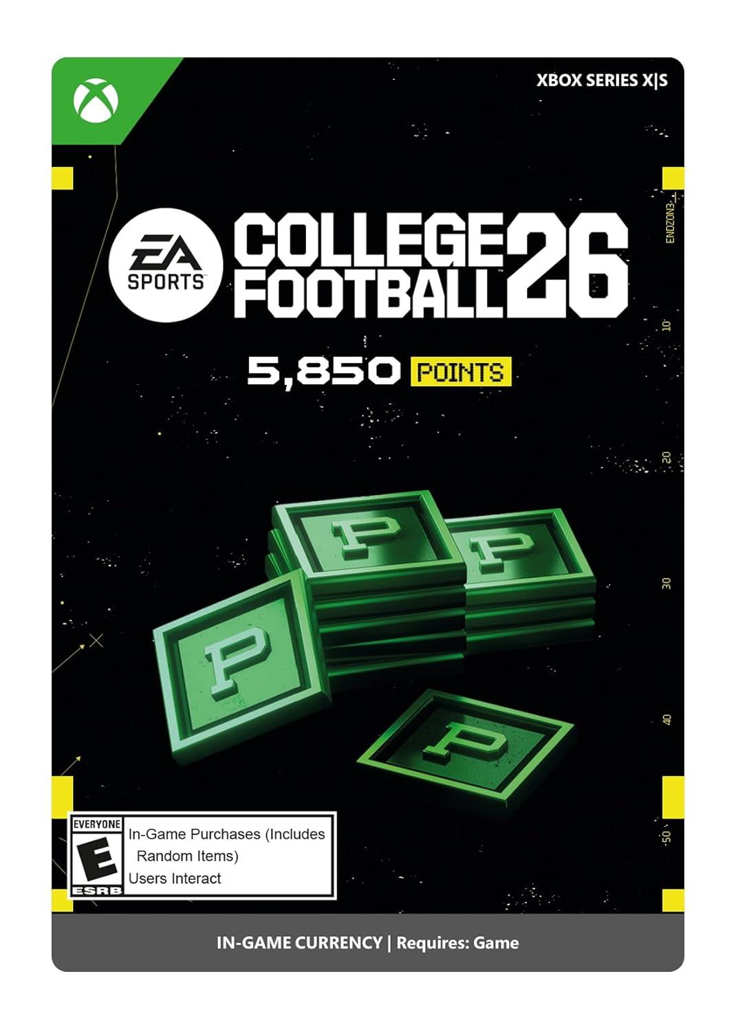 imageCollege Football 26 Standard Edition  Xbox Series XS Digital CodeXbox Series XS Digital