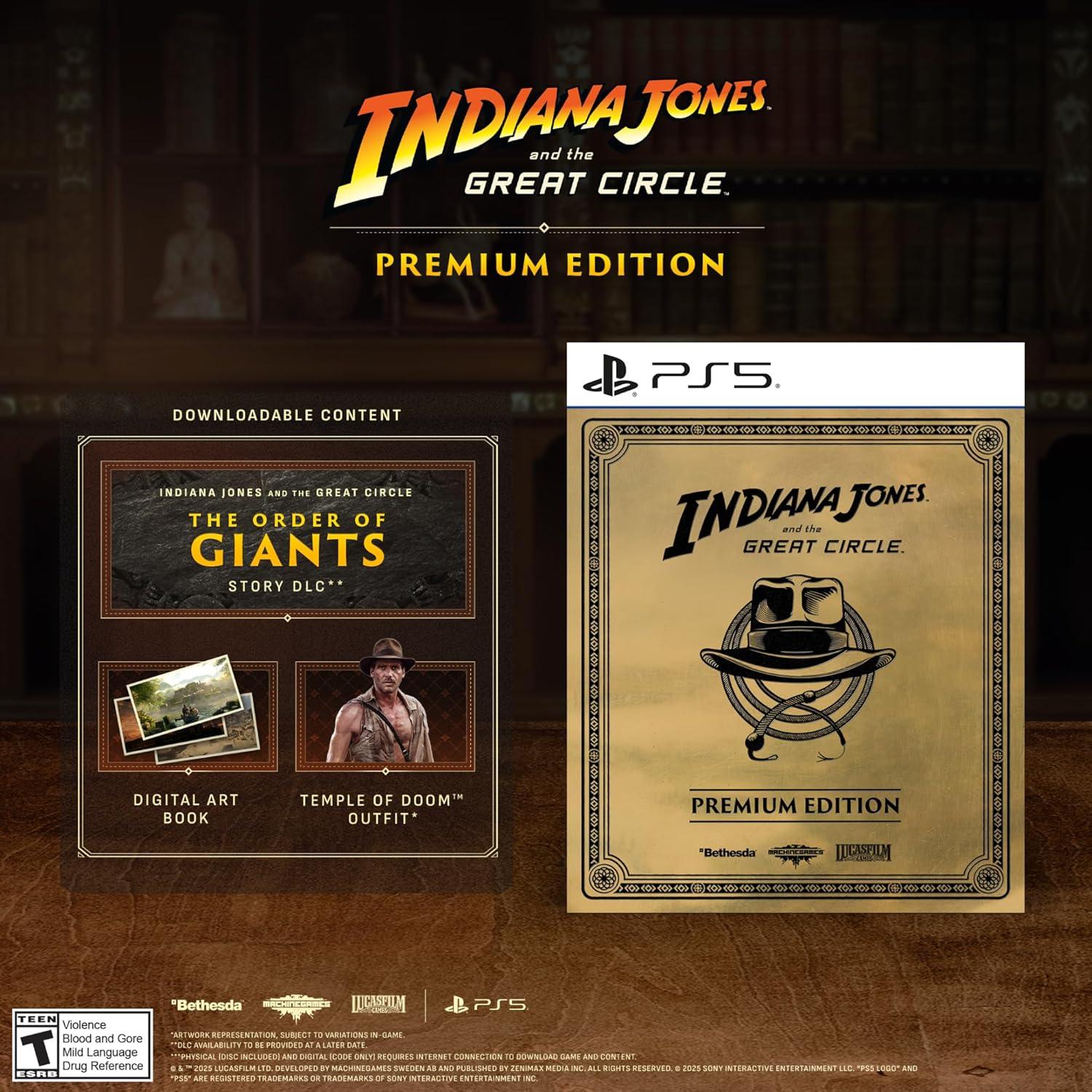 imageIndiana Jones and the Great Circle  Premium Edition  PlayStation 5PlayStation 5