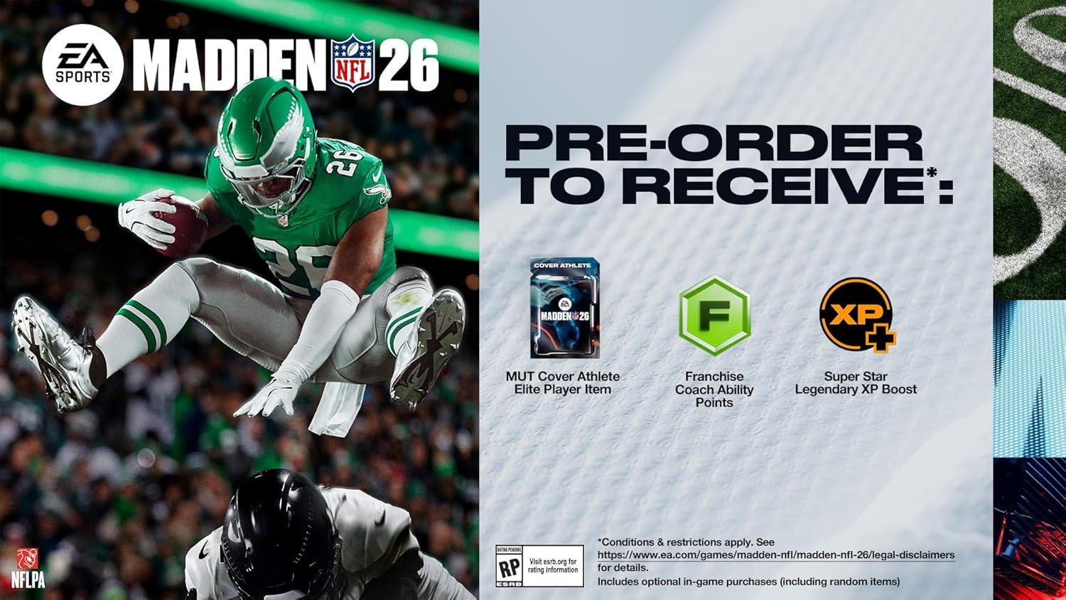 imageMadden NFL 26  Standard Edition  Xbox Digital CodeNintendo Switch 2
