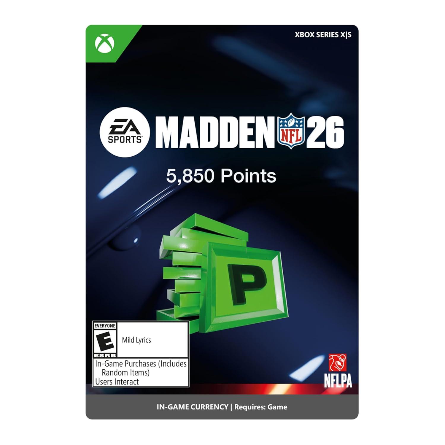imageMadden NFL 26  Standard Edition  Xbox Digital CodeXbox Series XS Digital