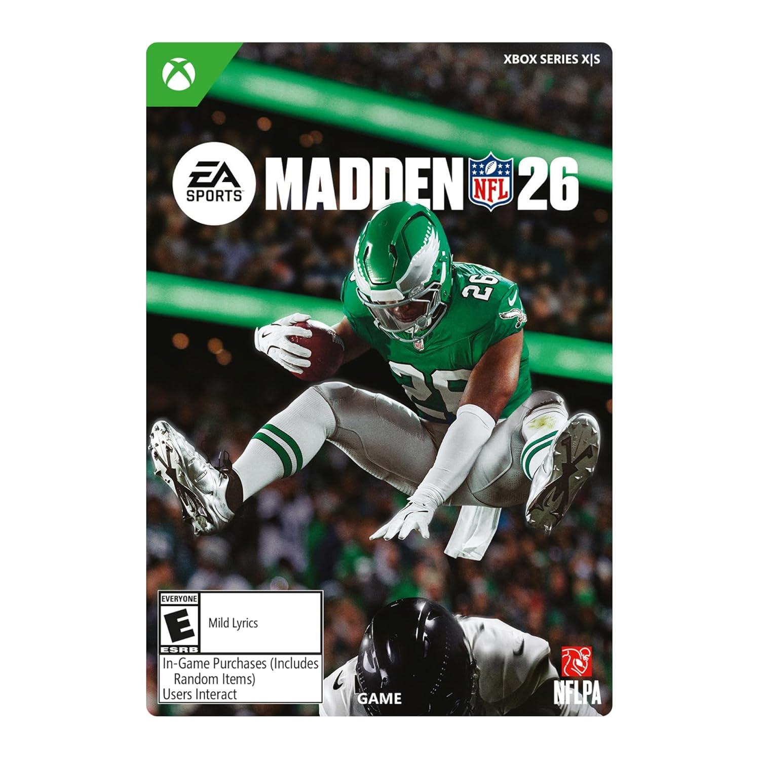 imageMadden NFL 26  Standard Edition  Xbox Digital CodeXbox Series XS Digital