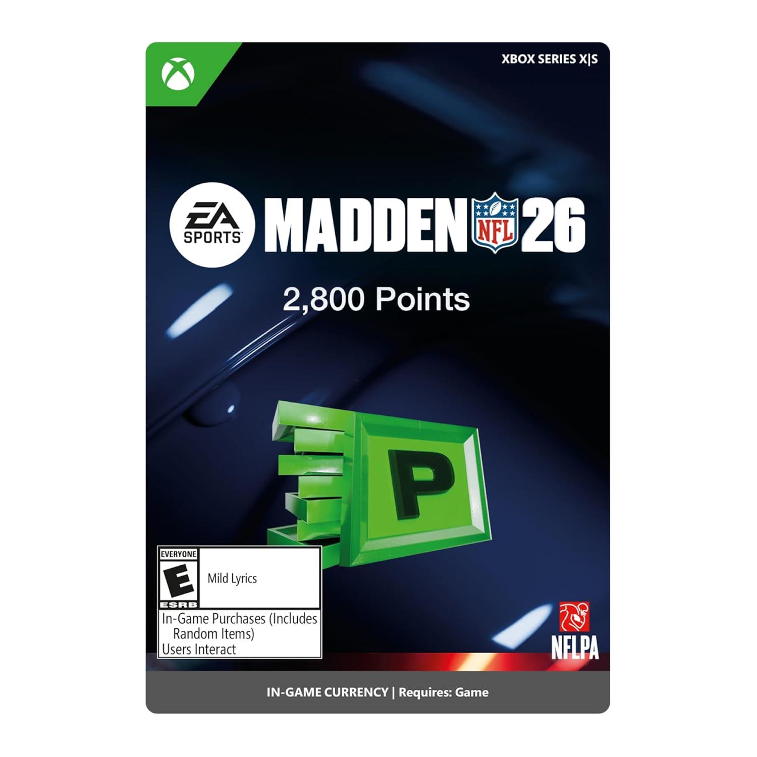 imageMadden NFL 26  Standard Edition  Xbox Digital CodeXbox Series XS Digital