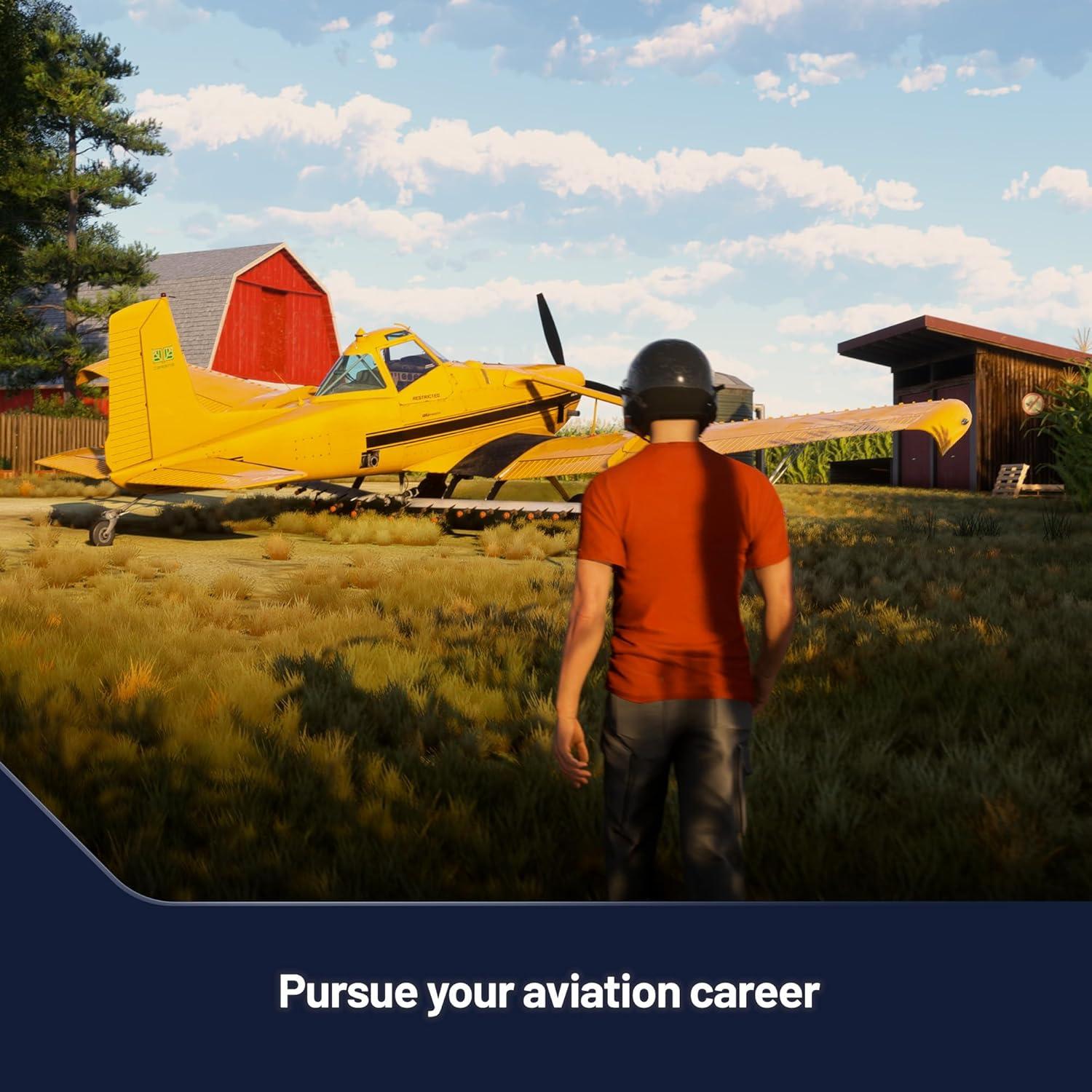 imageMicrosoft Flight Simulator 2024  Premium Deluxe SteelBook Edition  Play on Xbox Series XS and Windows PC Digital CodeFlight Sim 2024 Standard  TCA Sidestick X Bundle
