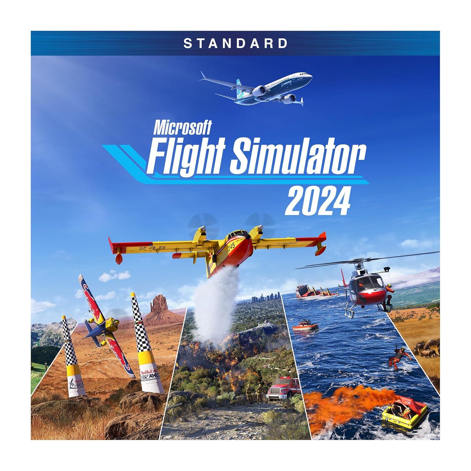 imageMicrosoft Flight Simulator 2024  Premium Deluxe SteelBook Edition  Play on Xbox Series XS and Windows PC Digital CodeXbox Series XS Digital Code