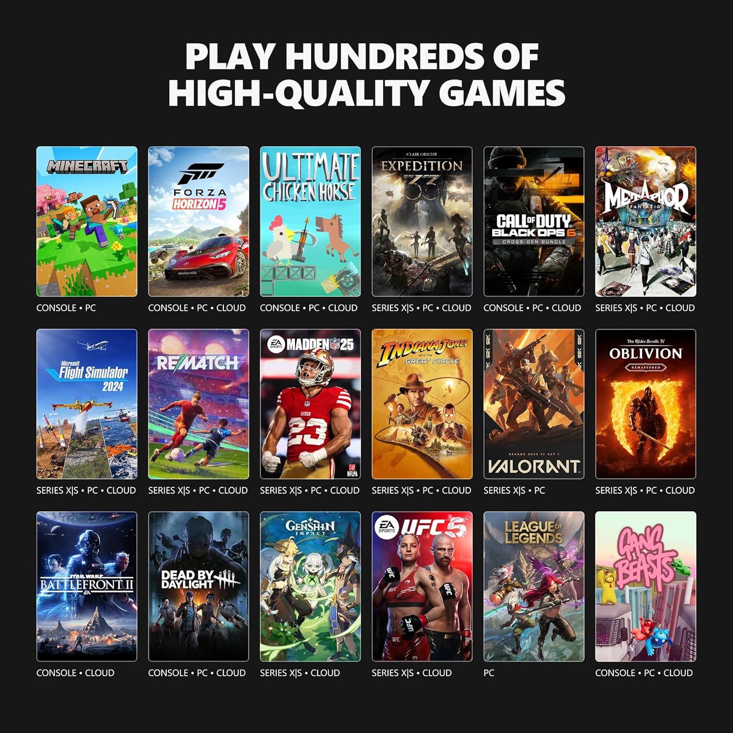 imageXbox Game Pass Ultimate  3 Month Membership  Xbox Series XS Xbox One Windows Cloud Gaming Devices Digital CodeGame Pass Ultimate