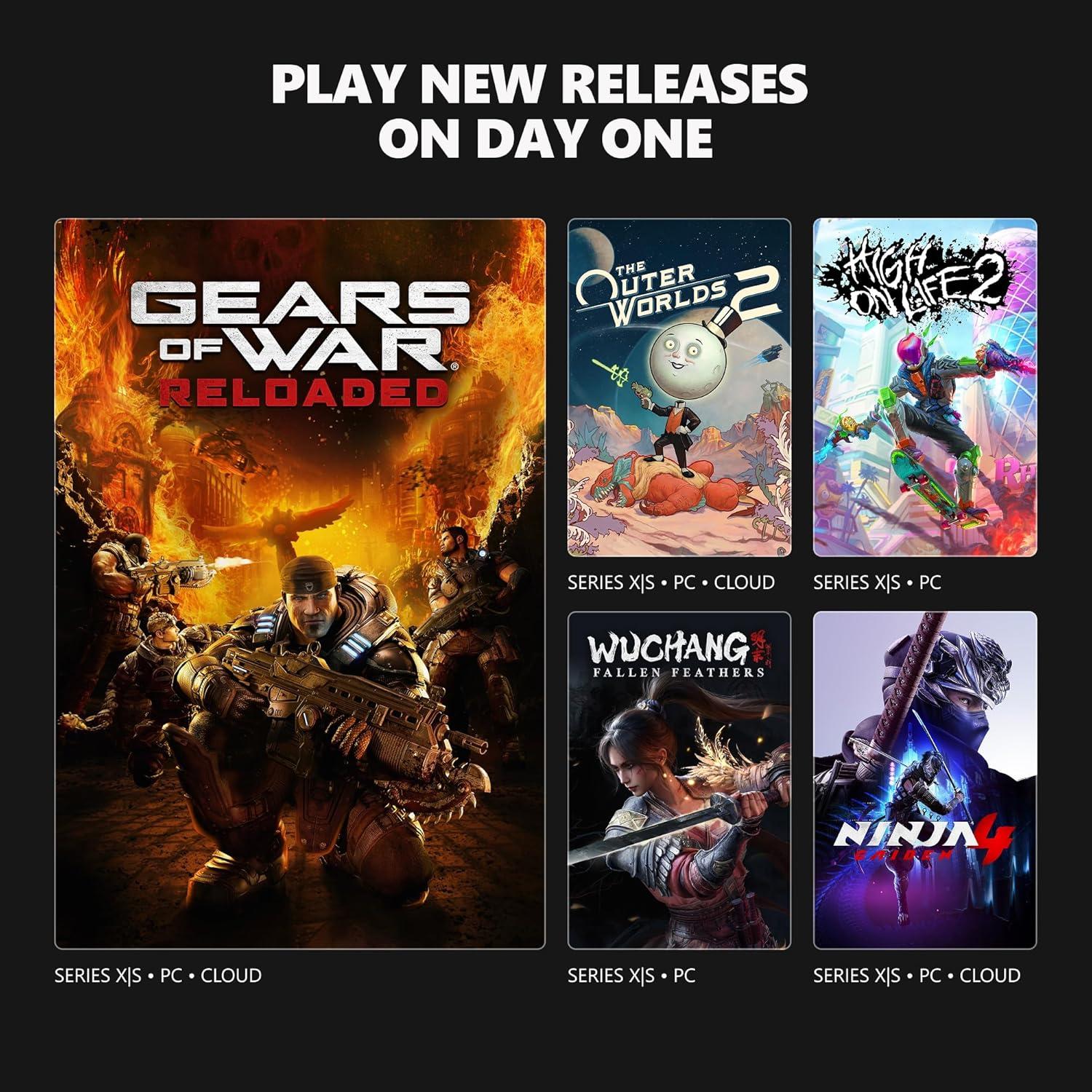 imageXbox Game Pass Ultimate  3 Month Membership  Xbox Series XS Xbox One Windows Cloud Gaming Devices Digital CodeGame Pass Ultimate