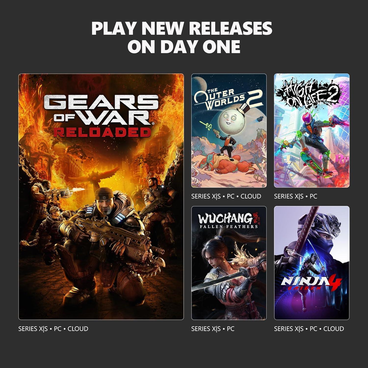 imageXbox Game Pass Ultimate  3 Month Membership  Xbox Series XS Xbox One Windows Cloud Gaming Devices Digital CodePC Game Pass