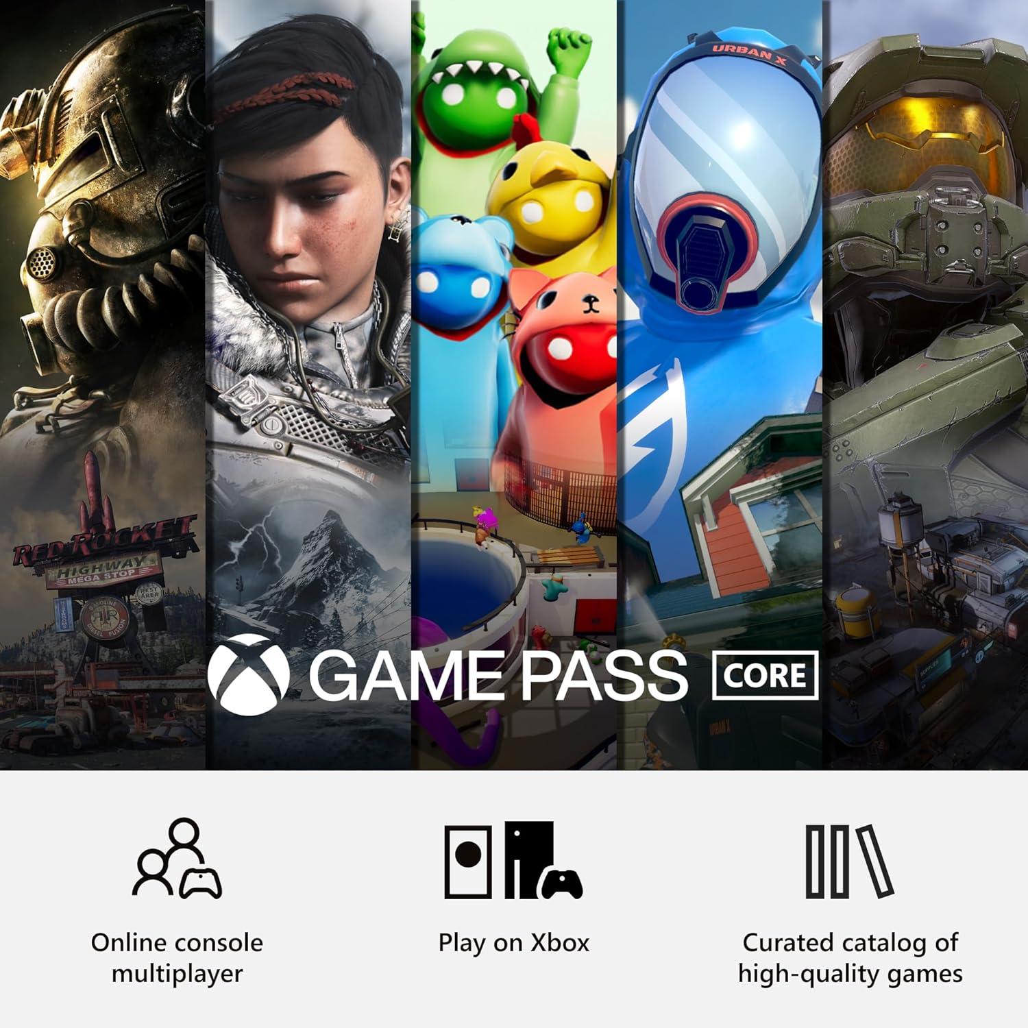 imageXbox Game Pass Ultimate  3 Month Membership  Xbox Series XS Xbox One Windows Cloud Gaming Devices Digital CodeXbox Game Pass Core