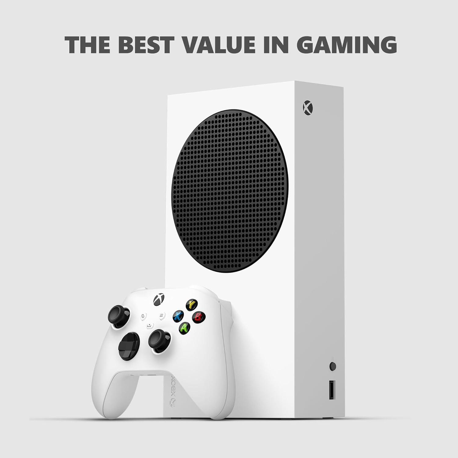 imageXbox Series S  All Digital Gaming Console  1TB SSD  Includes Wireless Controller  120FPS  Robot WhiteSeries S 1TB  Controller