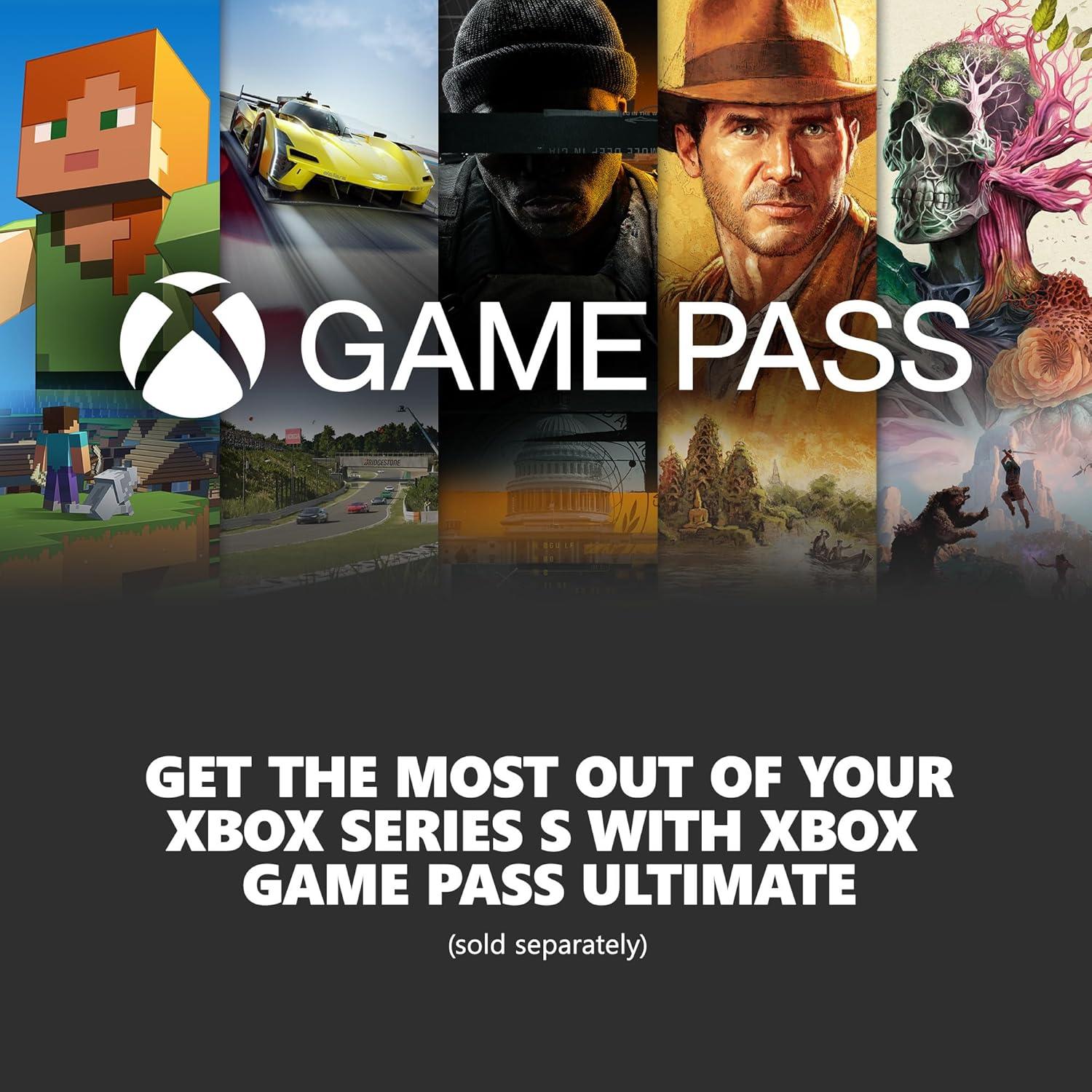 imageXbox Series S  All Digital Gaming Console  1TB SSD  Includes Wireless Controller  120FPS  Robot WhiteSeries S 512GB  Controller