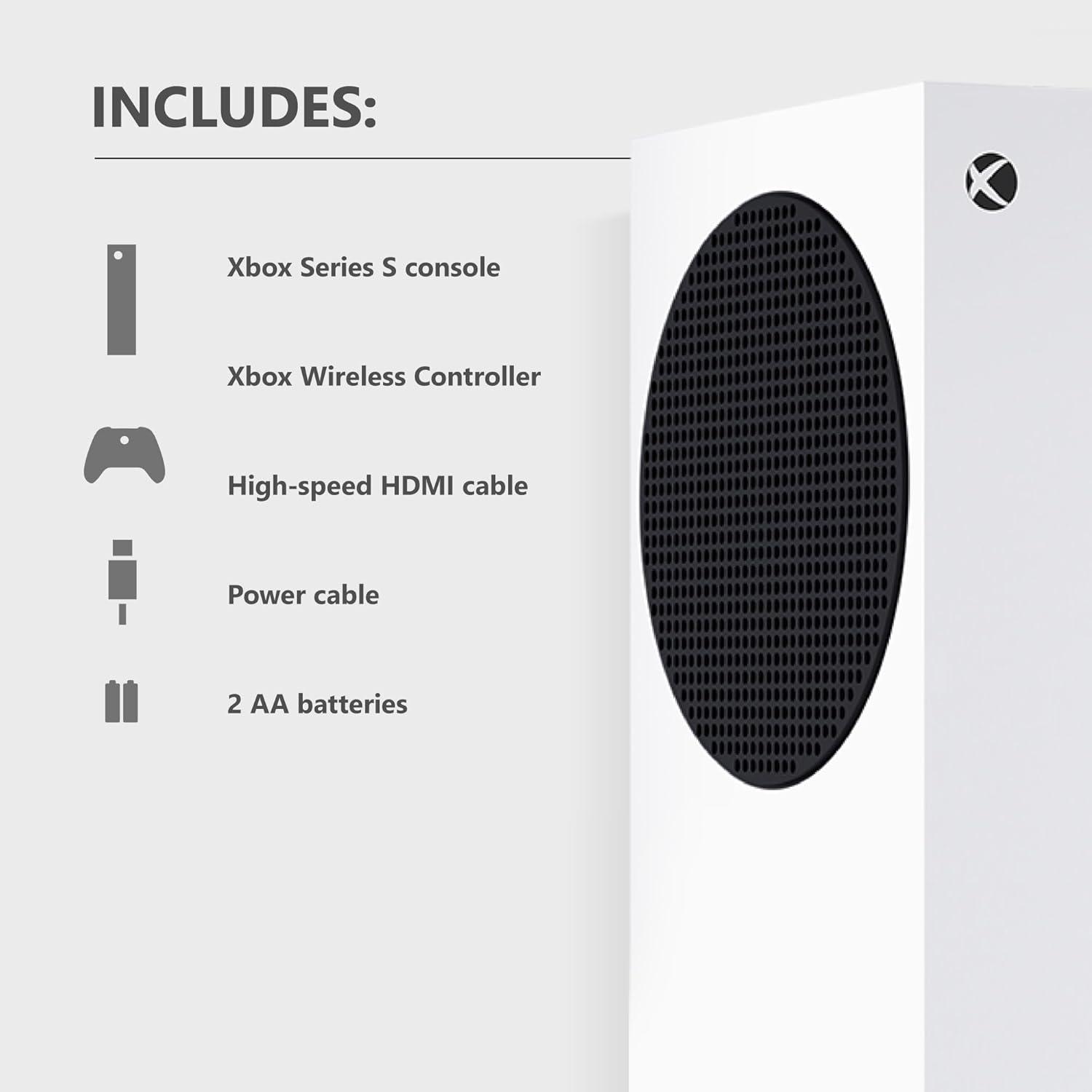 imageXbox Series S  All Digital Gaming Console  1TB SSD  Includes Wireless Controller  120FPS  Robot WhiteSeries S 512GB  Controller