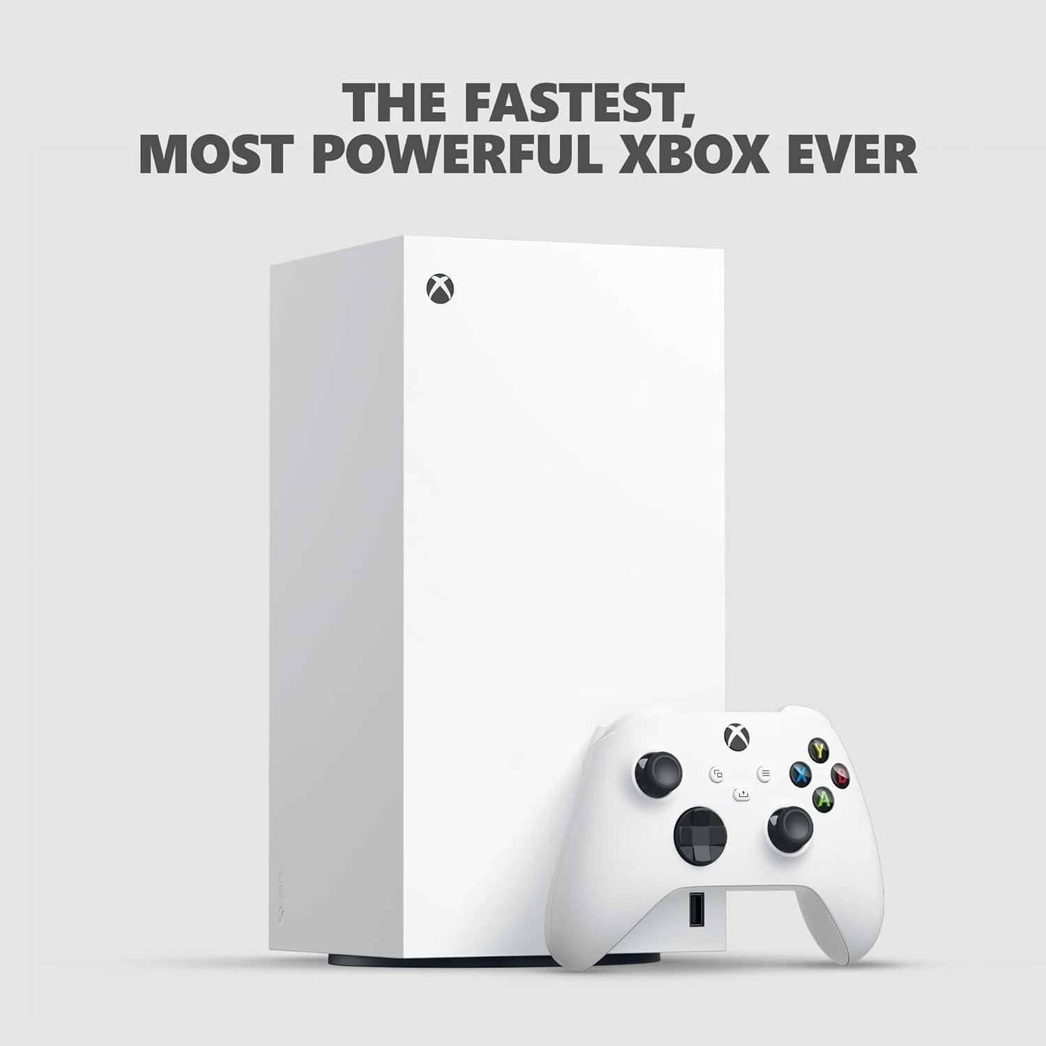imageXbox Series X  All Digital Gaming Console  1TB SSD  Includes Wireless Controller  4K Gaming  120FPS  Robot WhiteXbox Series X