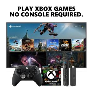 imageXbox Elite Series 2 Core Wireless Controller Bundle with Fire TV Stick 4K and 1 Month Game Pass Ultimate Digital Code