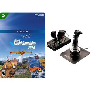 imageMicrosoft Flight Simulator 2024  Premium Deluxe SteelBook Edition  Play on Xbox Series XS and Windows PC Digital CodeFlight Sim 2024 Standard  HOTAS Warthog Bundle