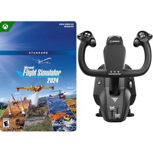 imageMicrosoft Flight Simulator 2024  Premium Deluxe SteelBook Edition  Play on Xbox Series XS and Windows PC Digital CodeFlight Sim 2024 Standard  Yoke Bundle